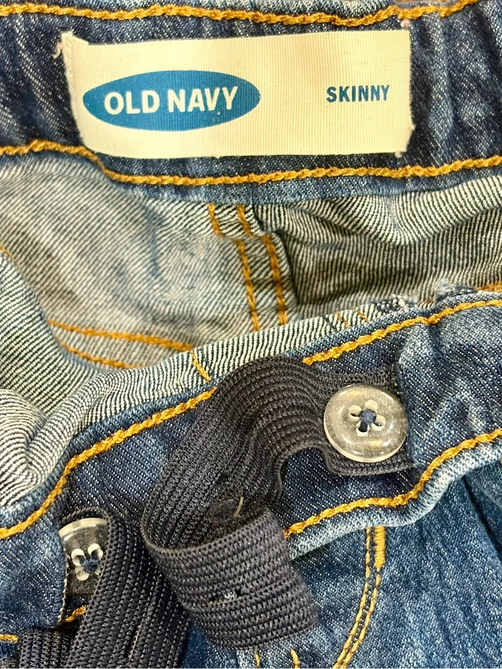 Old Navy Girls' 10-12/Large Blue Stretch Skinny Jeans